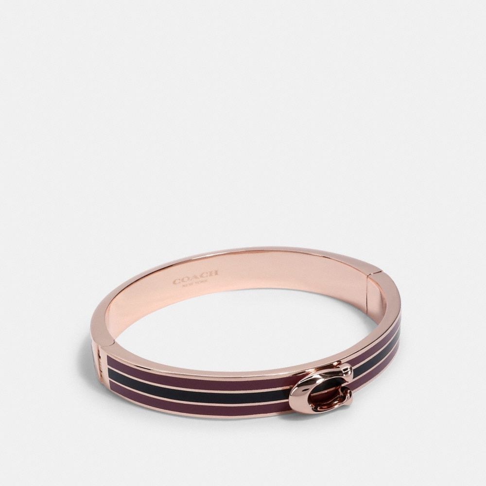 COACH 1729 SIGNATURE BANGLE RE/ROSE/MIDNIGHT NAVY