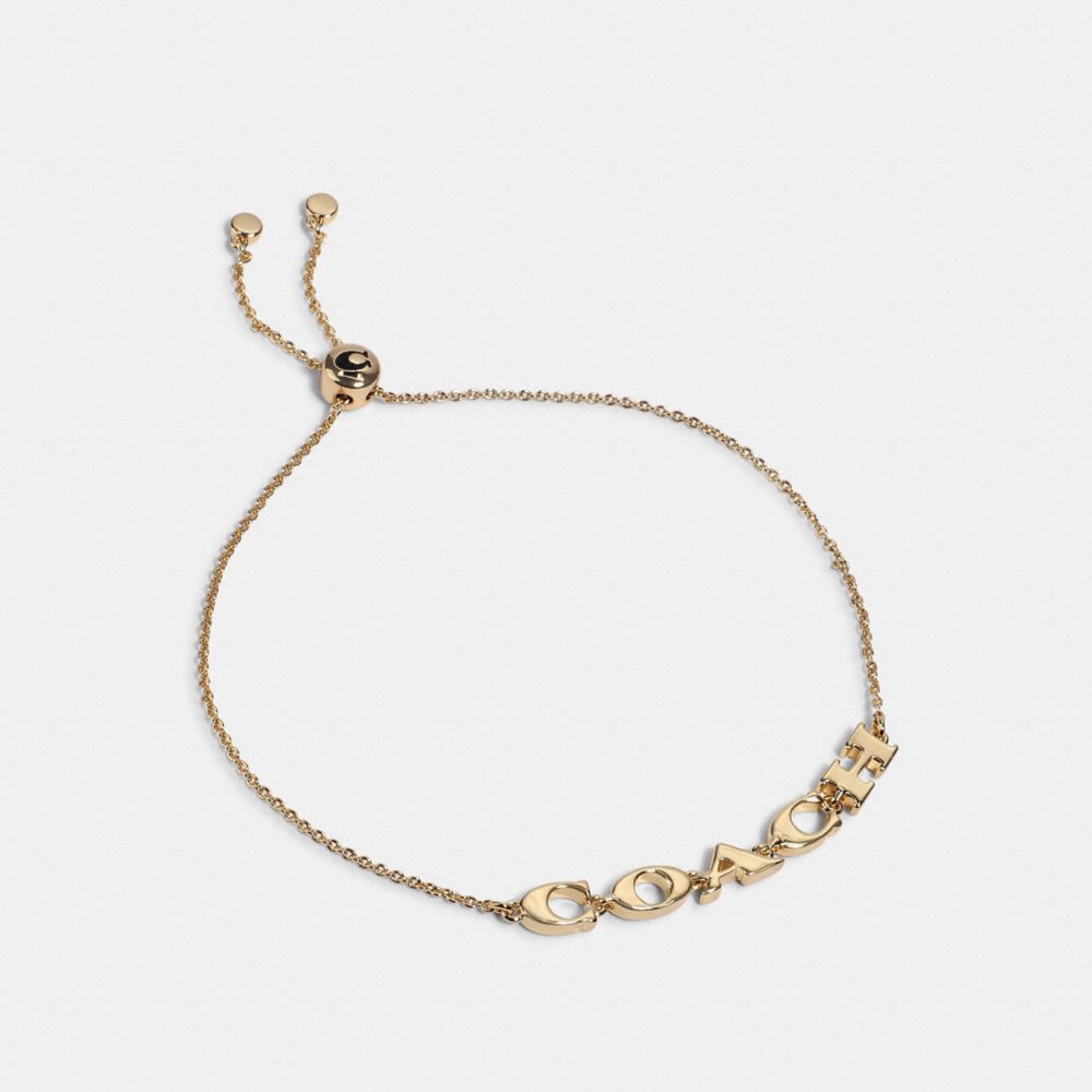 COACH SLIDER BRACELET - GOLD - COACH 1747