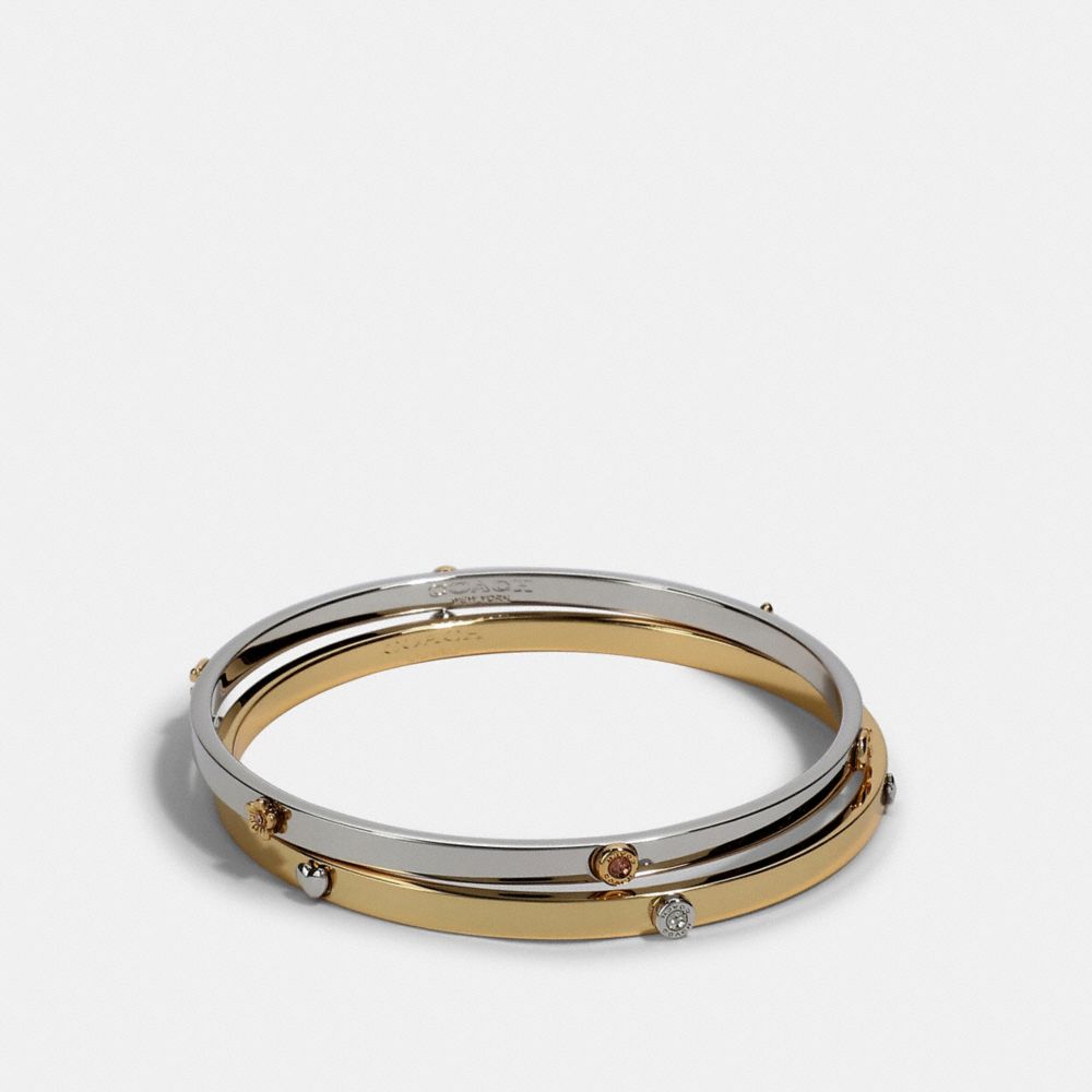 OPEN CIRCLE BANGLE SET - MULTICOLOR - COACH 1769