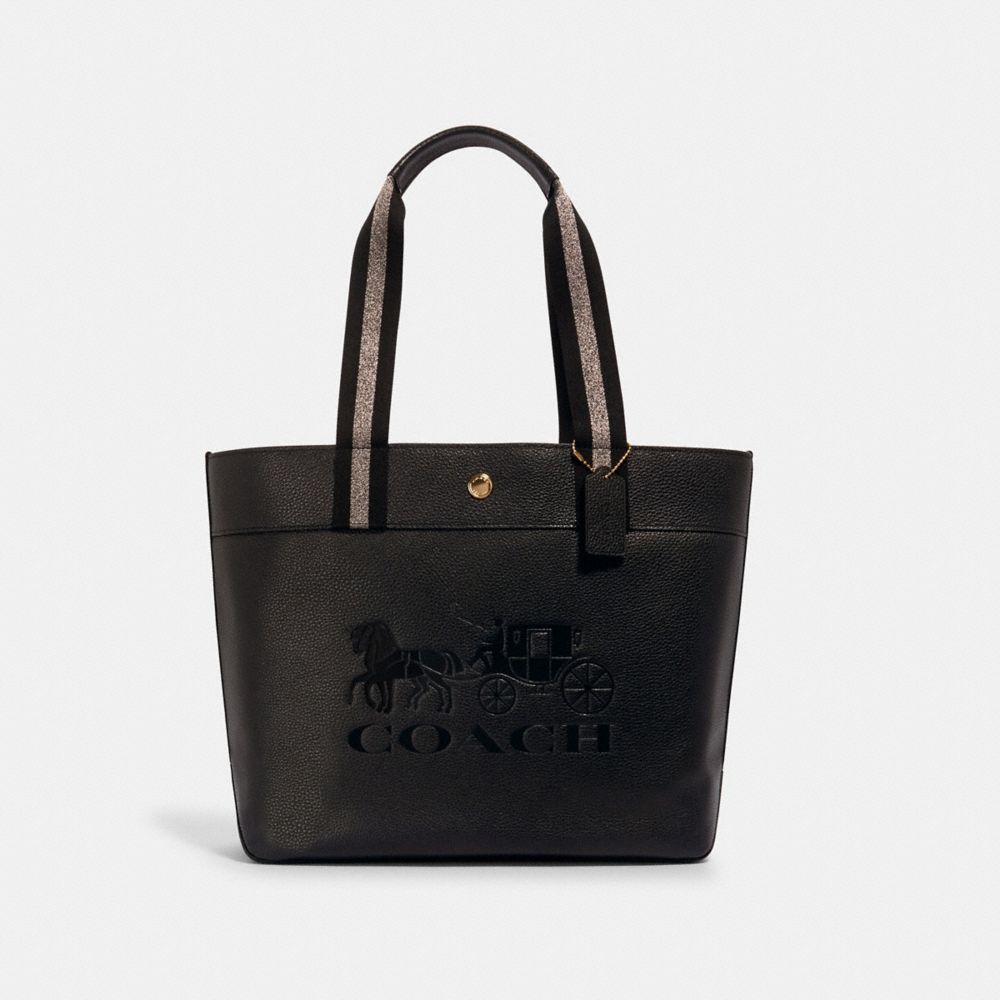 JES TOTE WITH HORSE AND CARRIAGE - 1896 - IM/BLACK