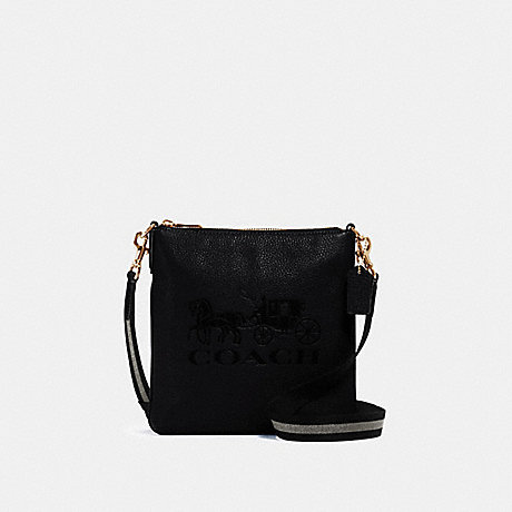 COACH JES SLIM CROSSBODY WITH HORSE AND CARRIAGE - IM/BLACK - 1897