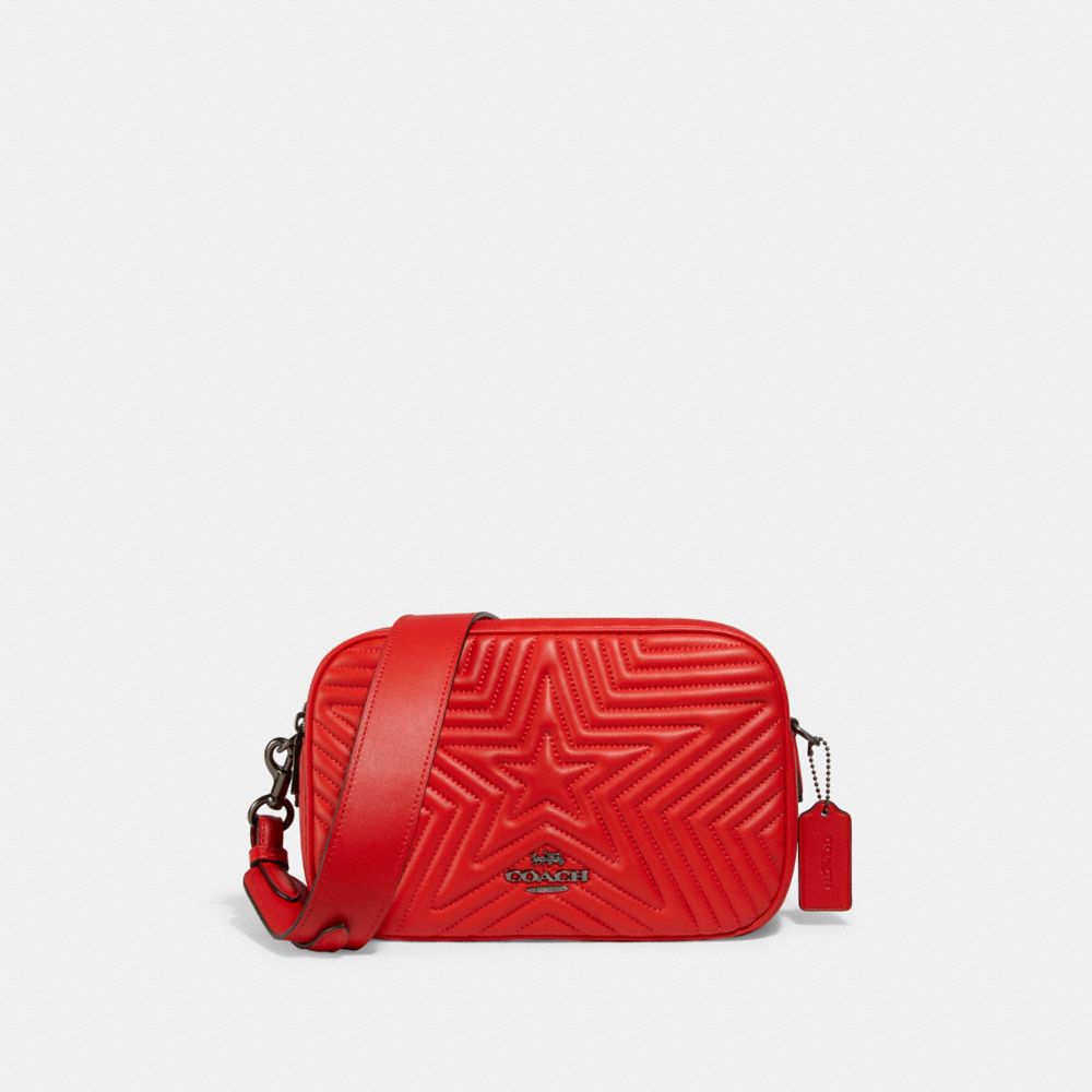 COACH 1904 JES CROSSBODY WITH STAR QUILTING QB/MIAMI RED