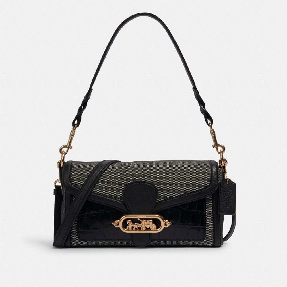 JADE SHOULDER BAG - IM/BLACK - COACH 1938