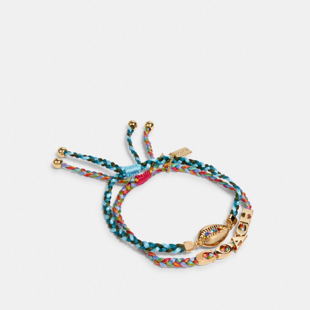 COACH 1982 - SHELL BRACELET SET MULTICOLOR