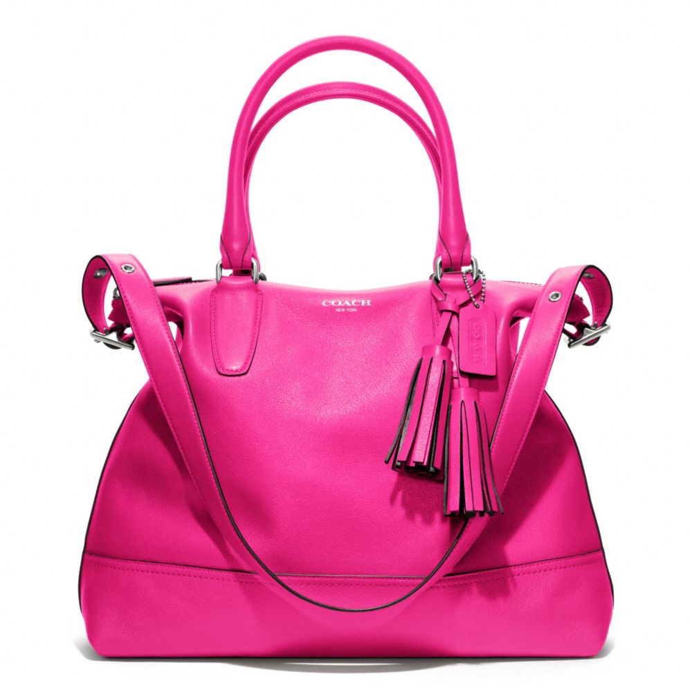Coach - Legacy Leather Rory Ns Satchel Purse in Fuchsia