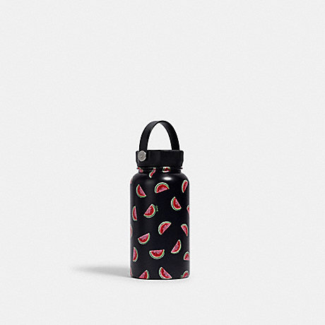 COACH 2041 WATER BOTTLE WITH WATERMELON PRINT NAVY/RED