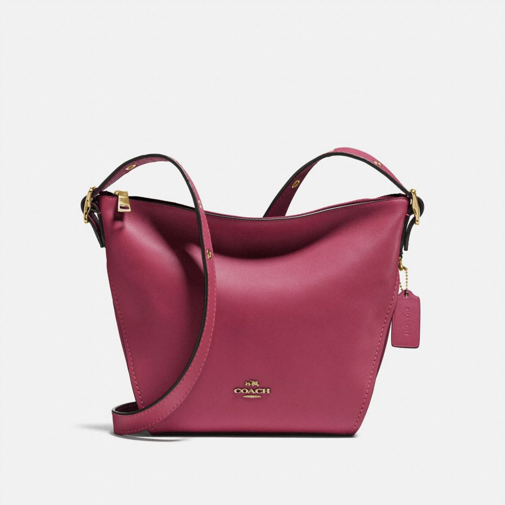 COACH SMALL DUFFLETTE - GD/DUSTY PINK - 21377