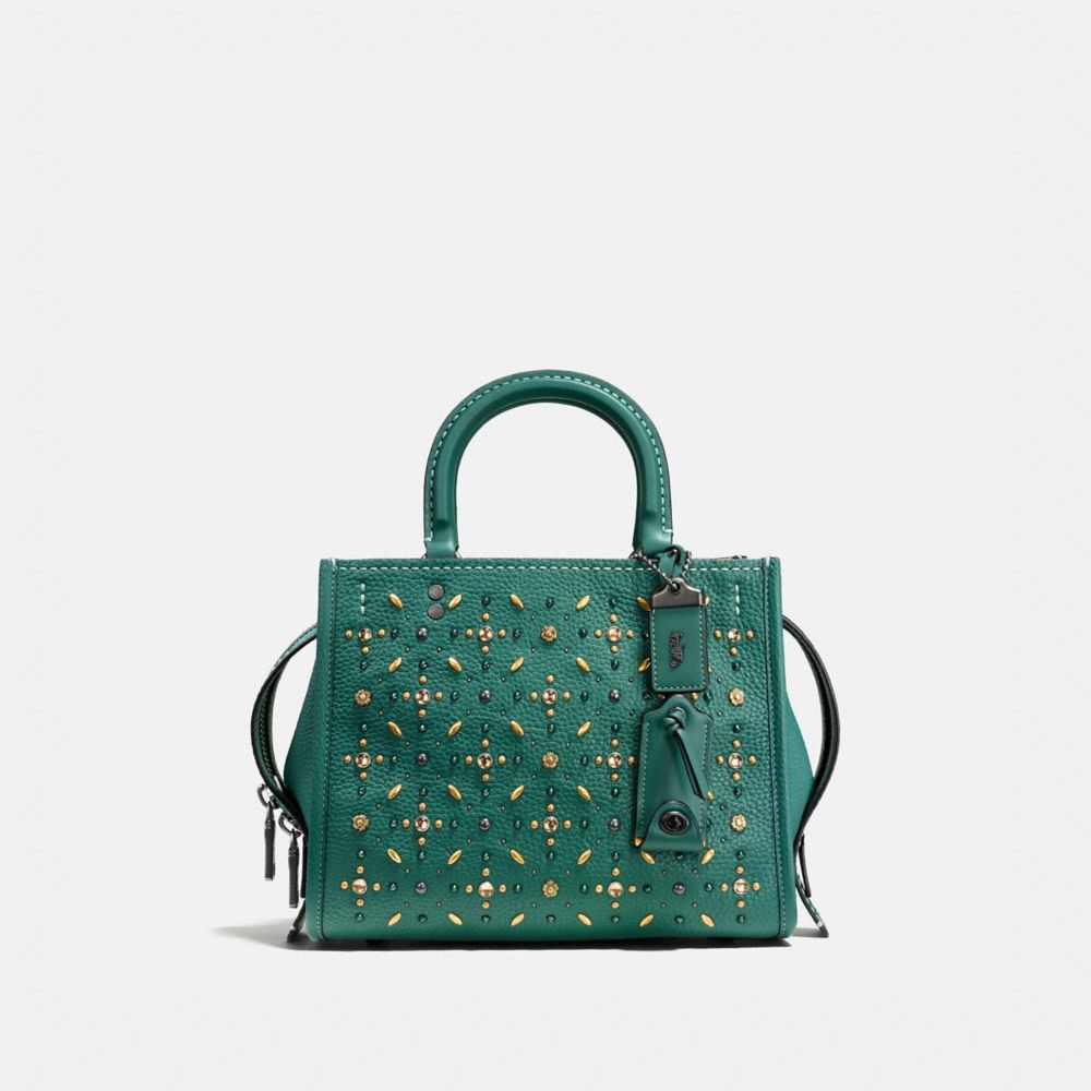 ROGUE 25 WITH PRAIRIE RIVETS - BP/DARK TURQUOISE - COACH 21590