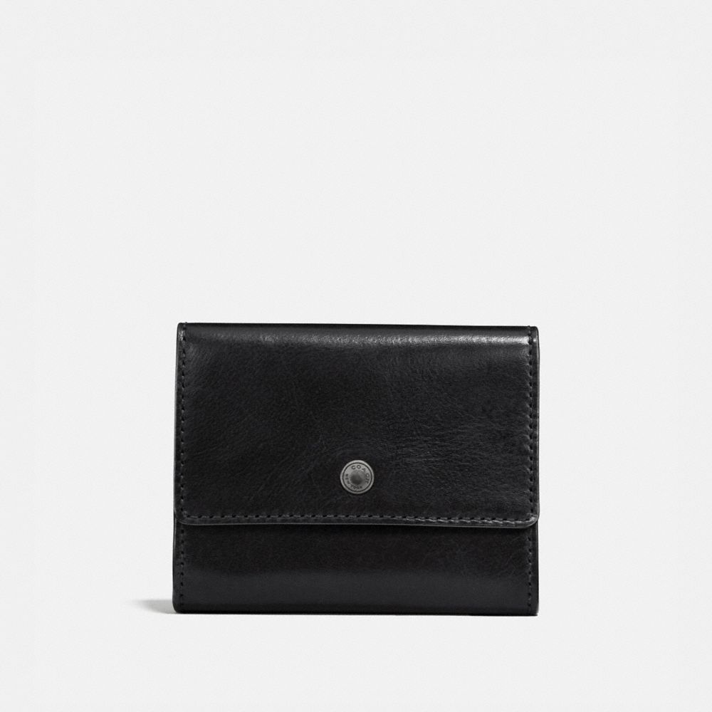 COACH 21797 COIN CASE BLACK