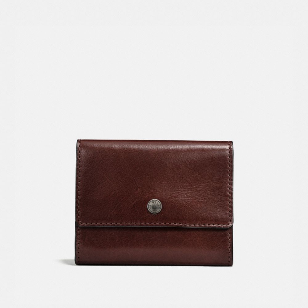 COACH COIN CASE - MAHOGANY - 21797