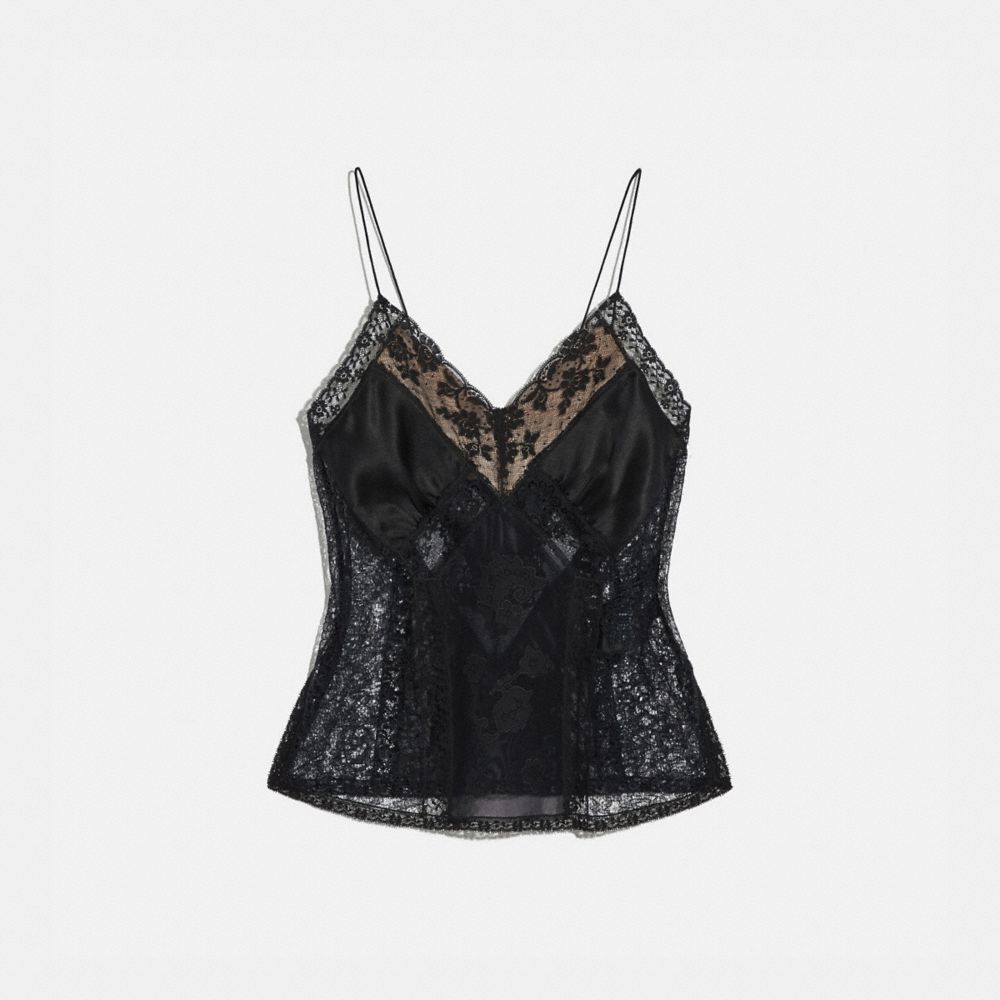 COACH 2236 Embellished Cami BLACK