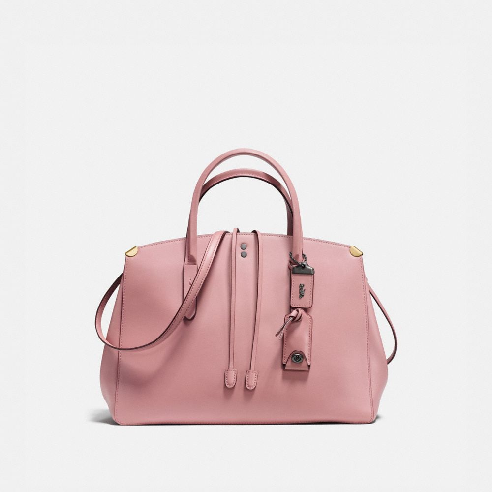 COACH 22821 COOPER CARRYALL DUSTY ROSE/BLACK COPPER