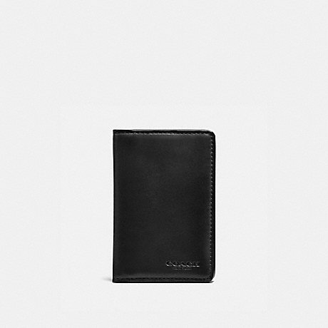 COACH 22840 CARD WALLET BLACK