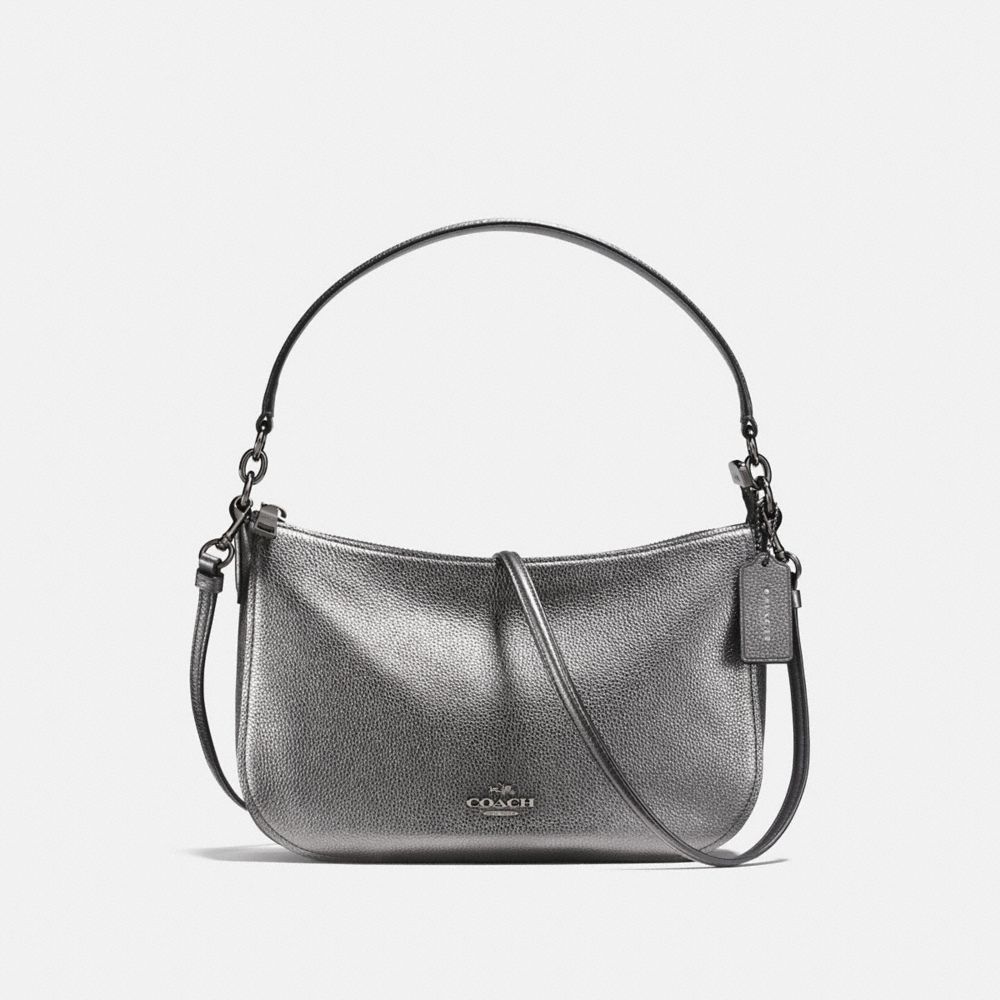 CHELSEA CROSSBODY - DARK GUNMETAL/METALLIC GRAPHITE - COACH 22859