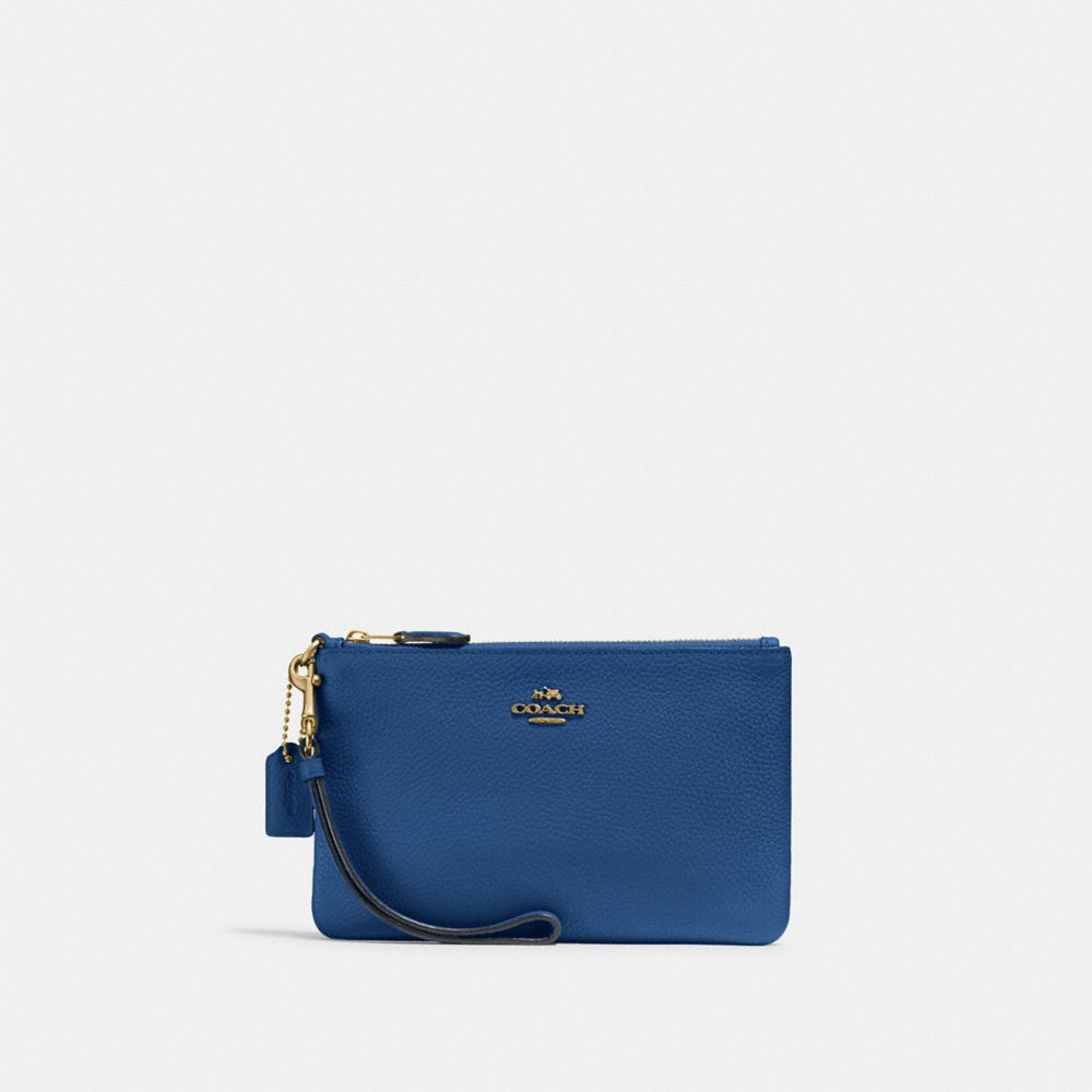 22952-1 - Small Wristlet Brass/Blue