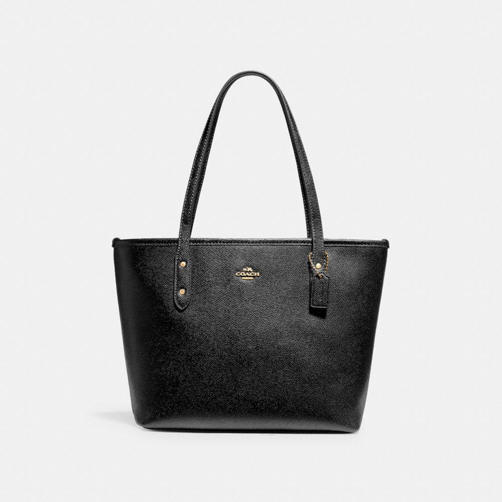 COACH 22967 Mini City Zip Tote IM/BLACK