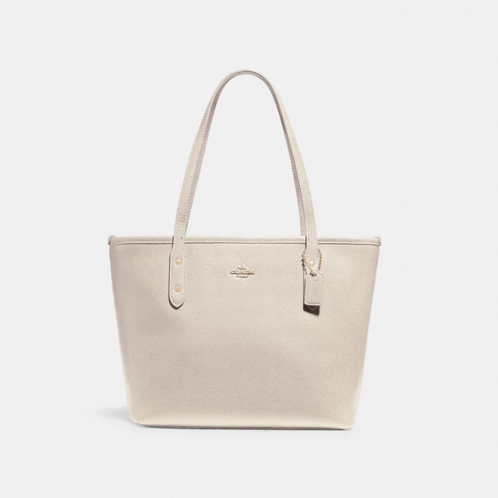 MINI CITY ZIP TOTE - IM/CHALK - COACH 22967