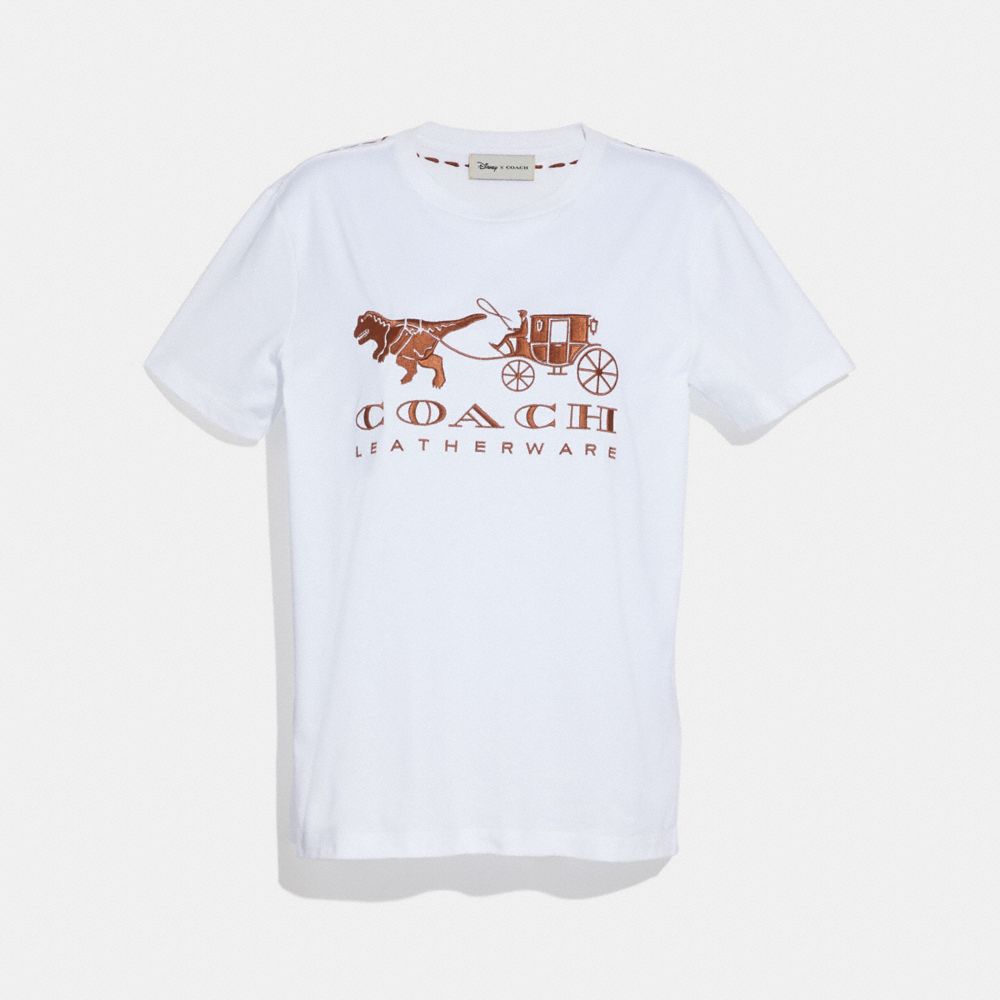 REXY AND CARRIAGE T-SHIRT - WHITE - COACH 23011