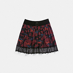 COACH HORSE PRINT TIERED SKIRT - ONE COLOR - 23116
