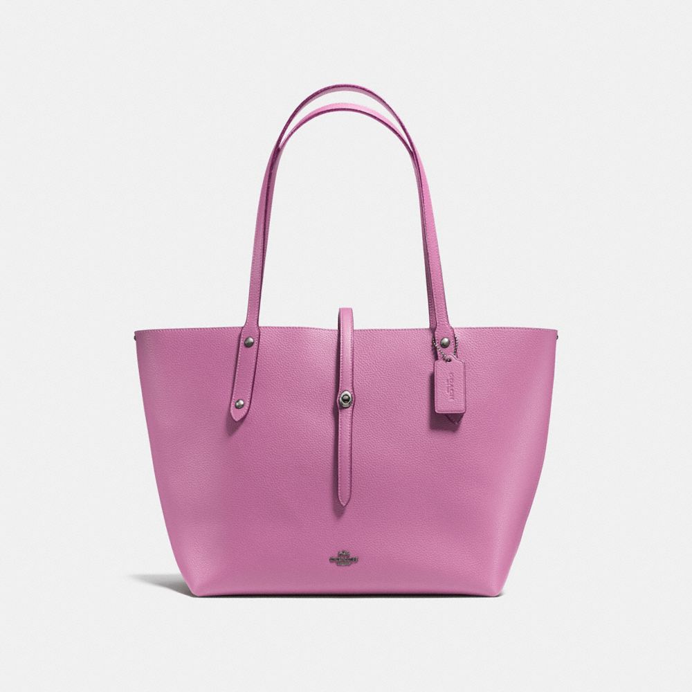 coach market tote pink