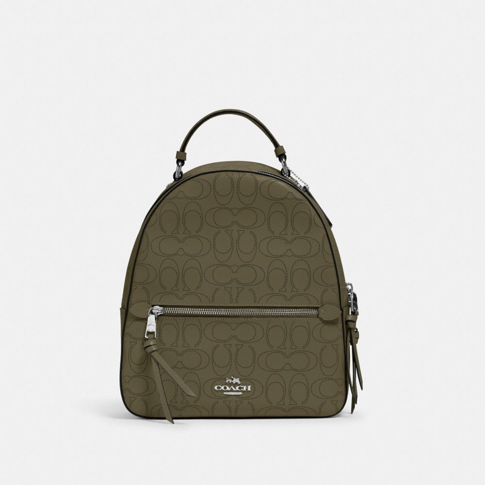 COACH 2322 JORDYN BACKPACK IN SIGNATURE LEATHER SV/SURPLUS