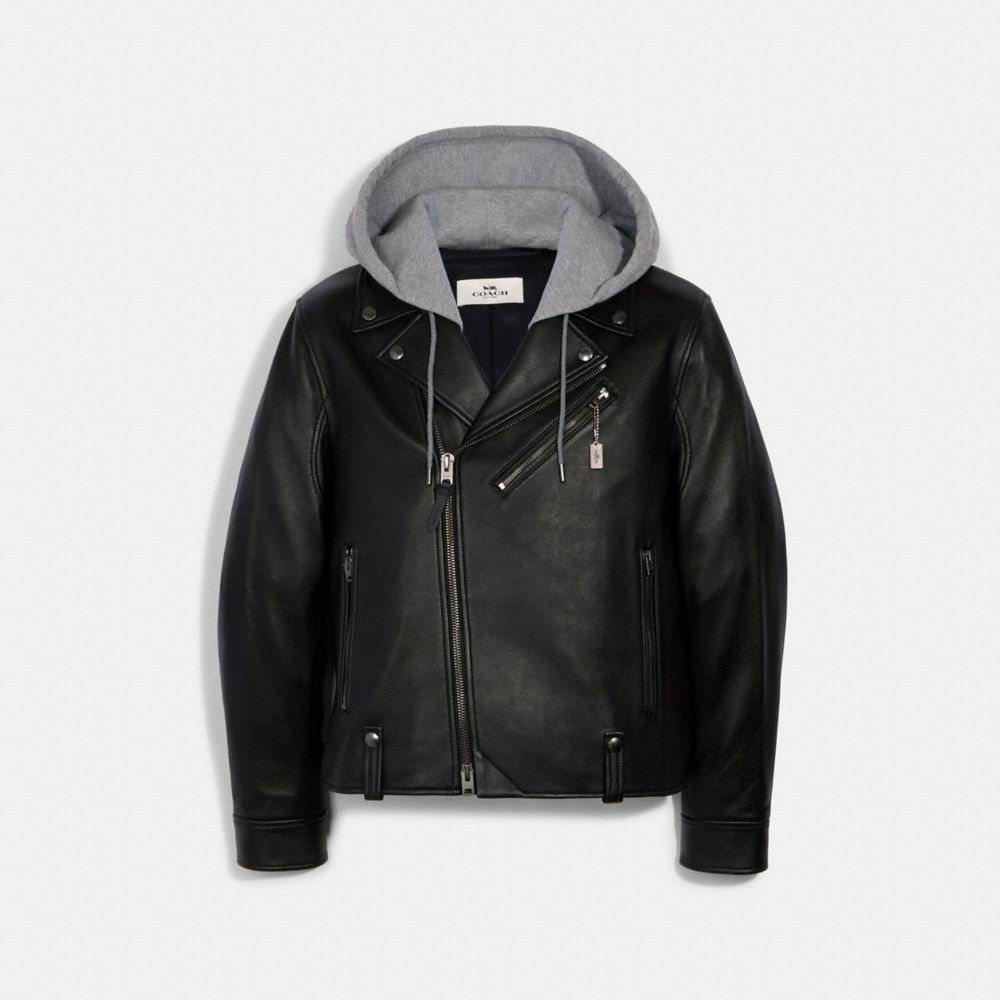 COACH 2335 - MOTO JACKET - BLACK | COACH MEN