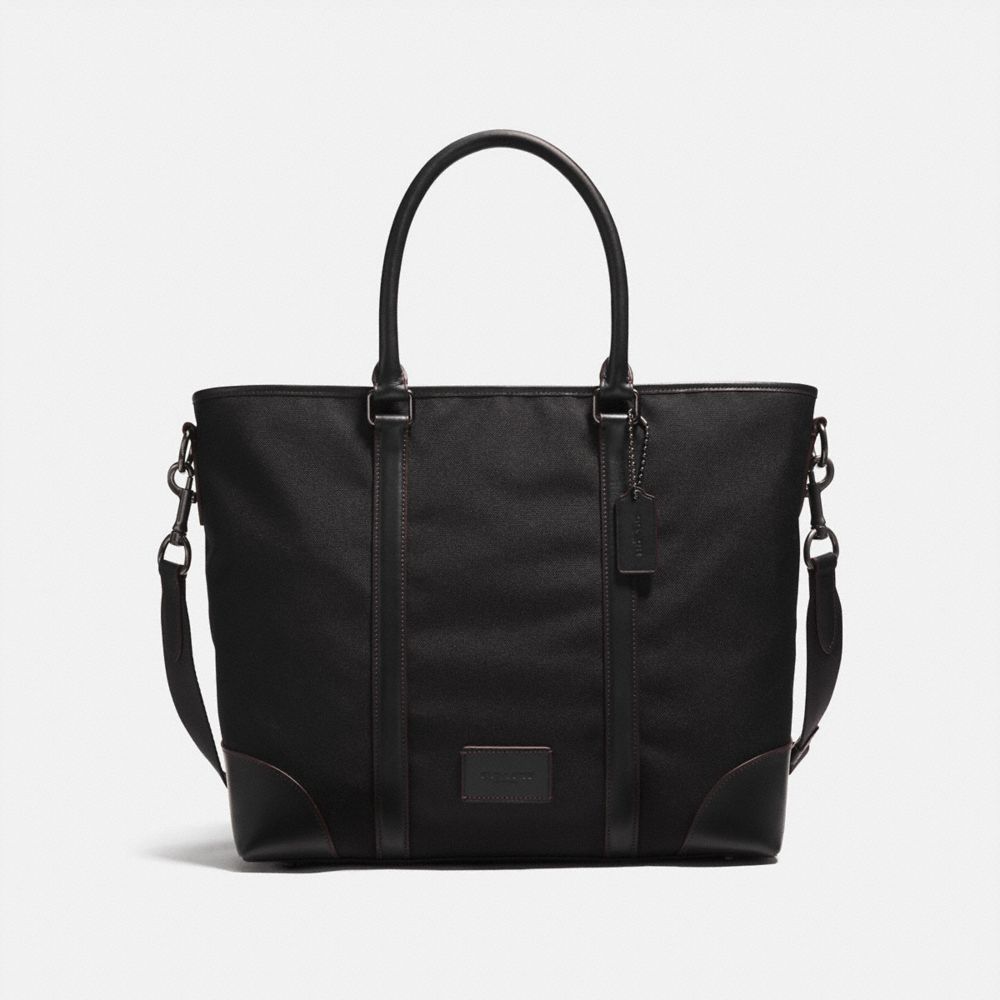 Metropolitan Tote - BLACK ANTIQUE NICKEL/BLACK - COACH 23810