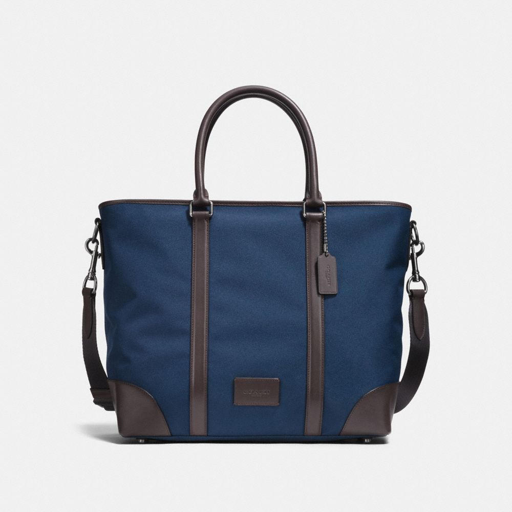 Metropolitan Tote - BRIGHT NAVY/CHESTNUT/BLACK ANTIQUE NICKEL - COACH 23810