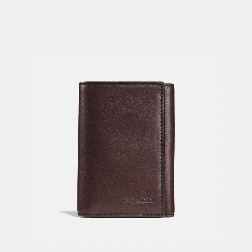 Trifold Wallet - 23836 - Mahogany brown