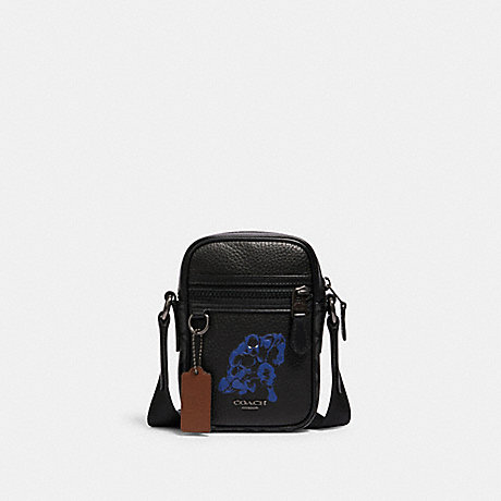 COACH 2428 COACH â”‚ MARVEL TERRAIN CROSSBODY WITH SIGNATURE CANVAS DETAIL AND BLACK PANTHER QB/BLACK-MULTI