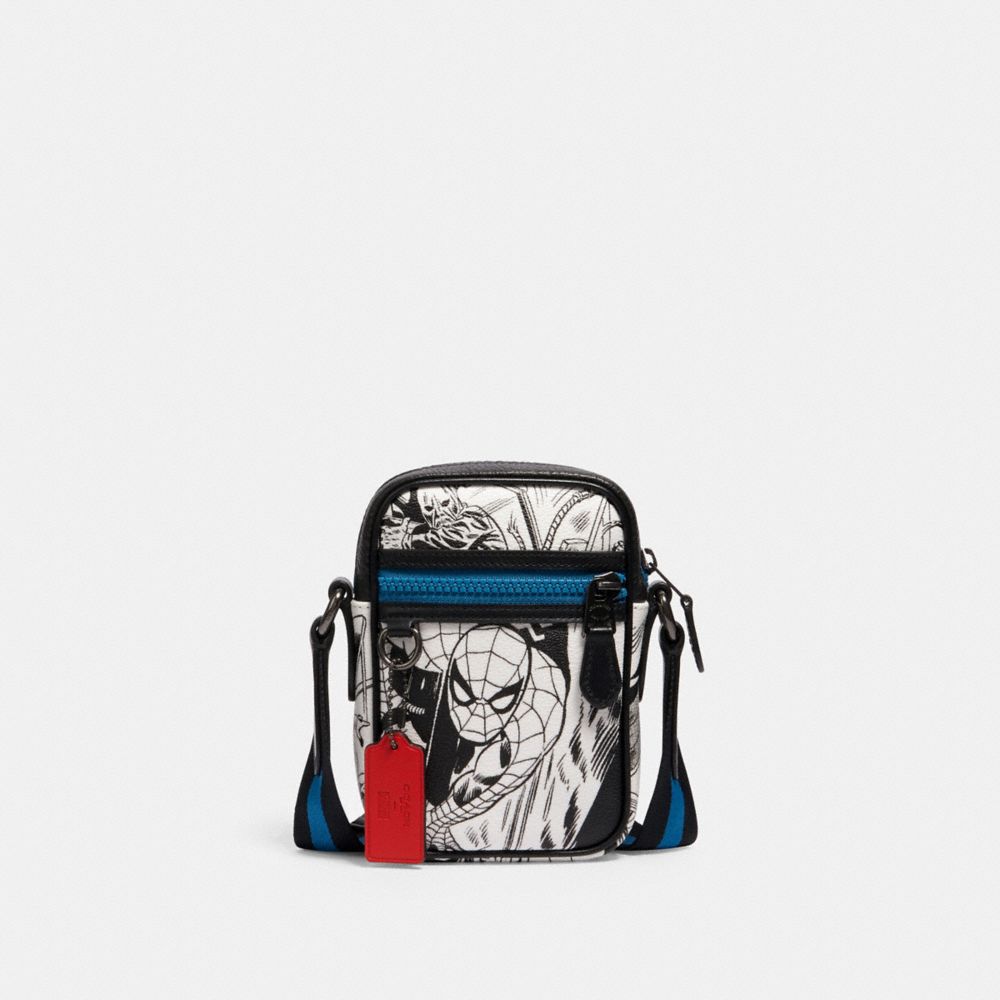 COACH 2429 Coach â”‚ Marvel Terrain Crossbody With Comic Book Print QB/CHALK MULTI