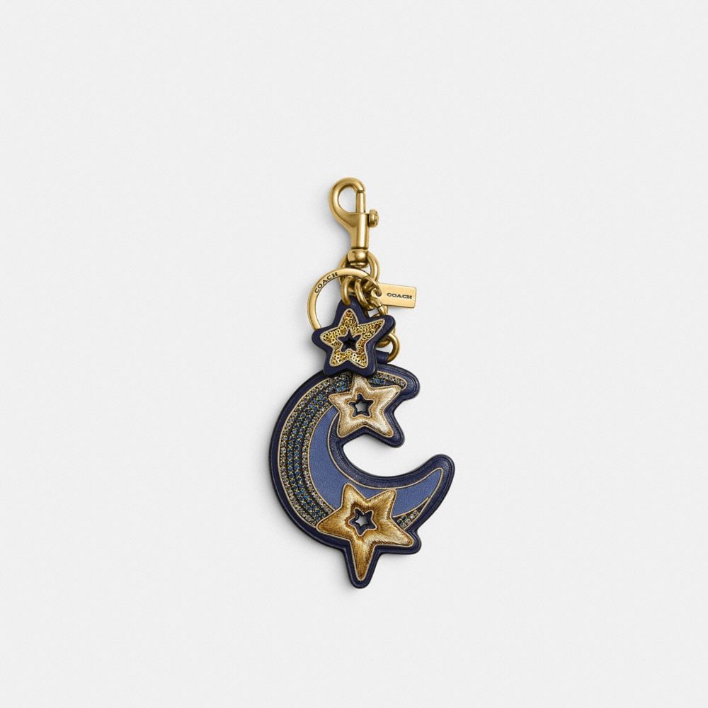 MOON AND STAR BAG CHARM