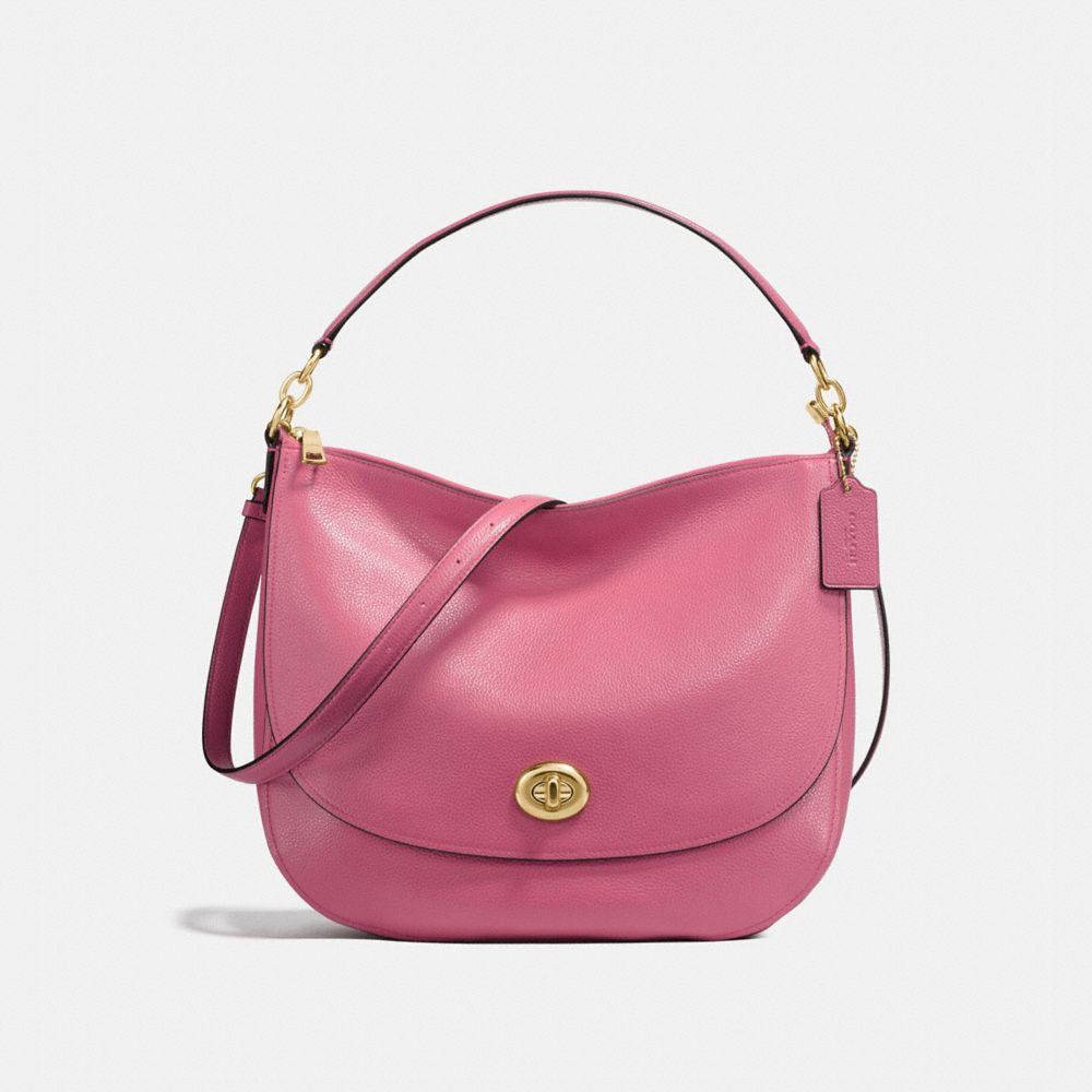 TURNLOCK HOBO - ROUGE/LIGHT GOLD - COACH 24771