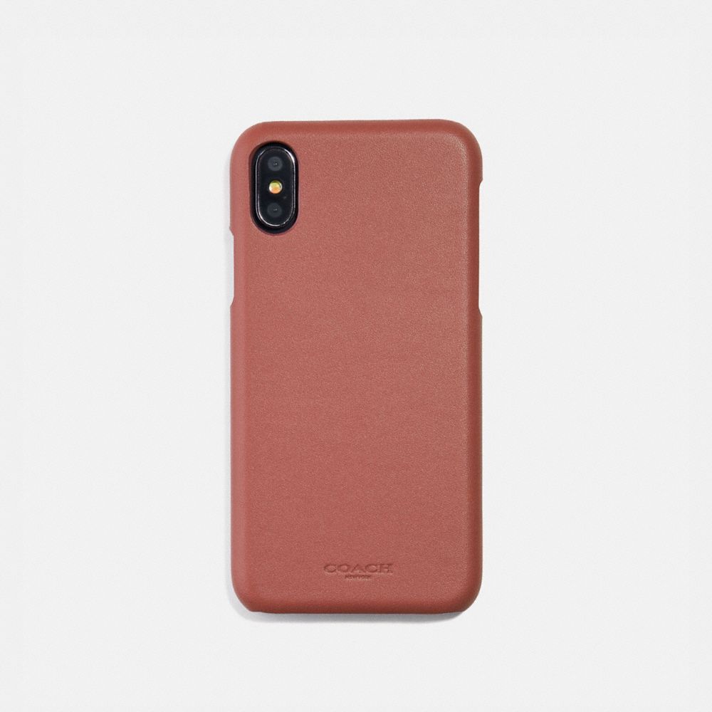 COACH 24816 - IPHONE 6S/7/8/X/XS CASE SADDLE