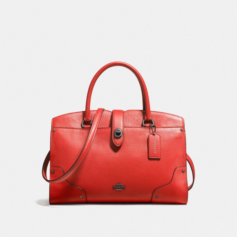 MERCER SATCHEL 30 - 25019E - DK/DEEP CORAL