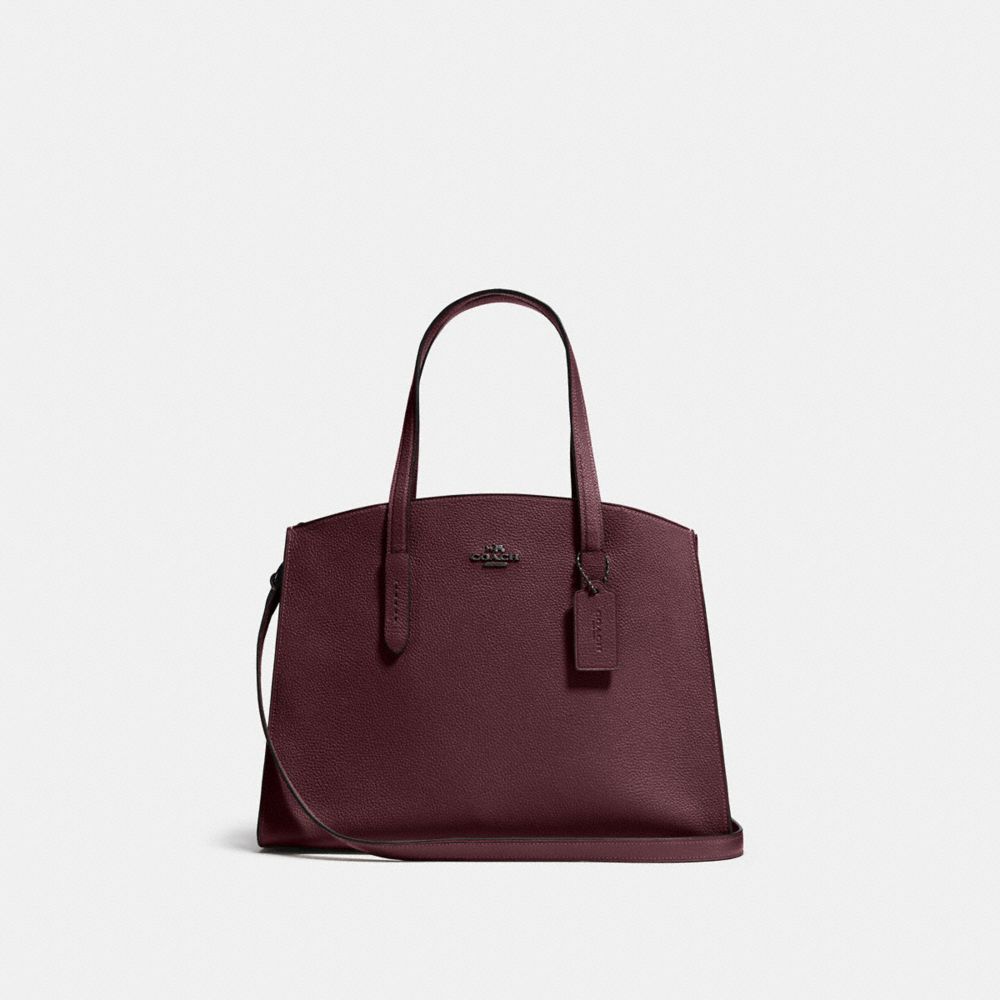 CHARLIE CARRYALL - DK/OXBLOOD - COACH 25137