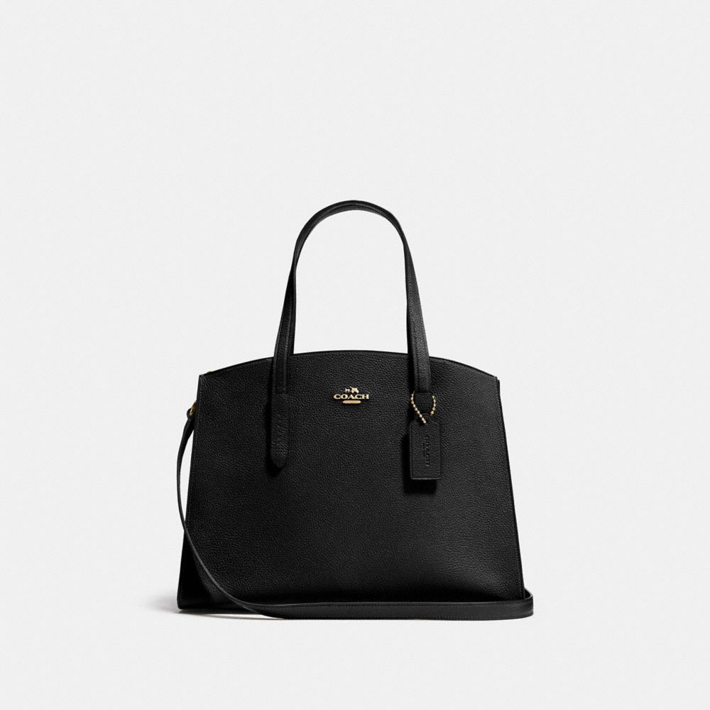 COACH CHARLIE CARRYALL - LI/BLACK - 25137