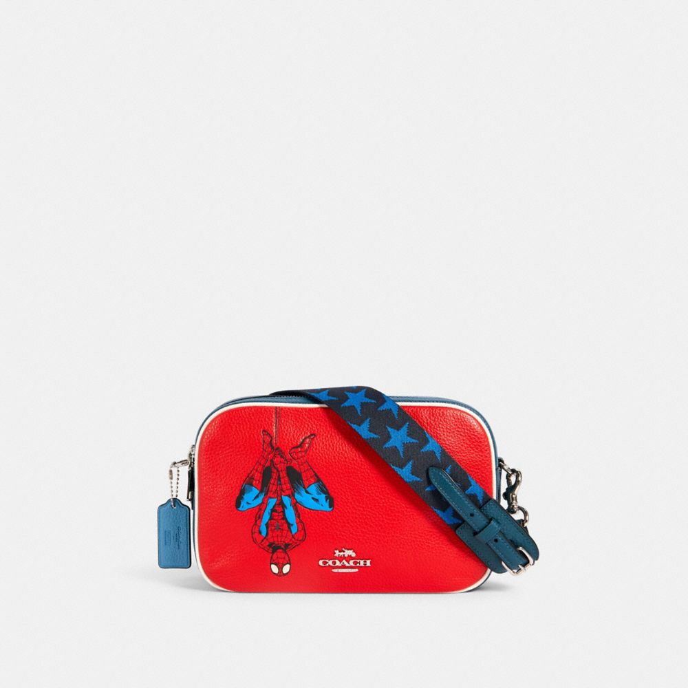 COACH â”‚ MARVEL JES CROSSBODY WITH SPIDER-MAN - 2544 - SV/MIAMI RED MULTI