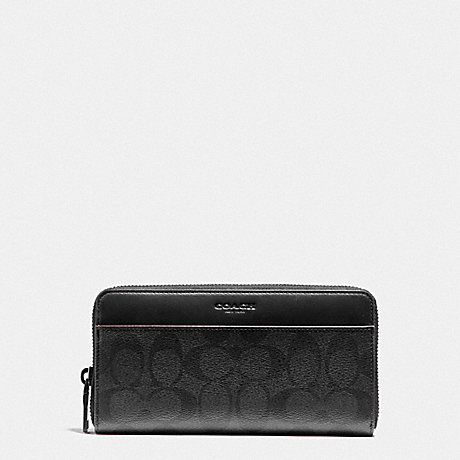 COACH 25517 Accordion Wallet In Signature Canvas N3A