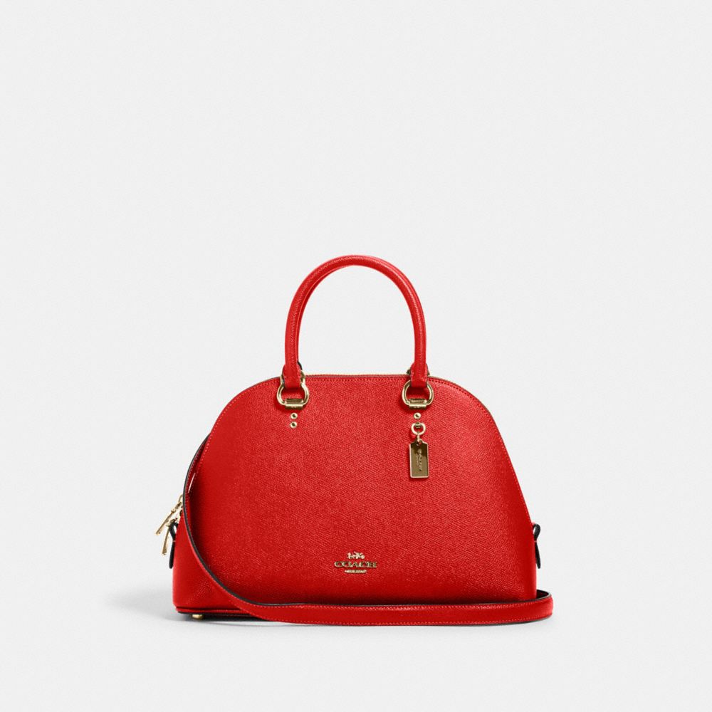 COACH 2553 - Katy Satchel IM/MIAMI RED