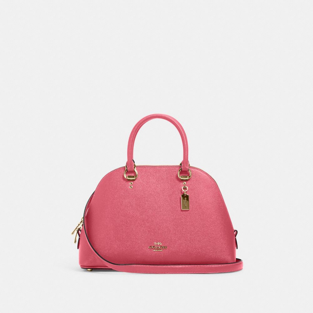 COACH 2553 Katy Satchel Gold/WATERMELON