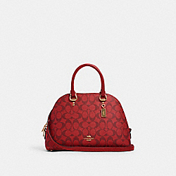 COACH 2558 Katy Satchel In Signature Canvas IM/1941 RED