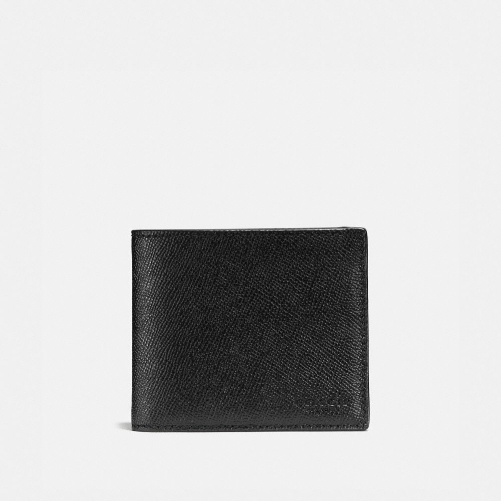 COACH 3 In 1 Wallet - BLACK - 25605