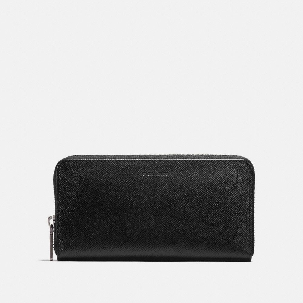 COACH 25607 ACCORDION WALLET BLACK