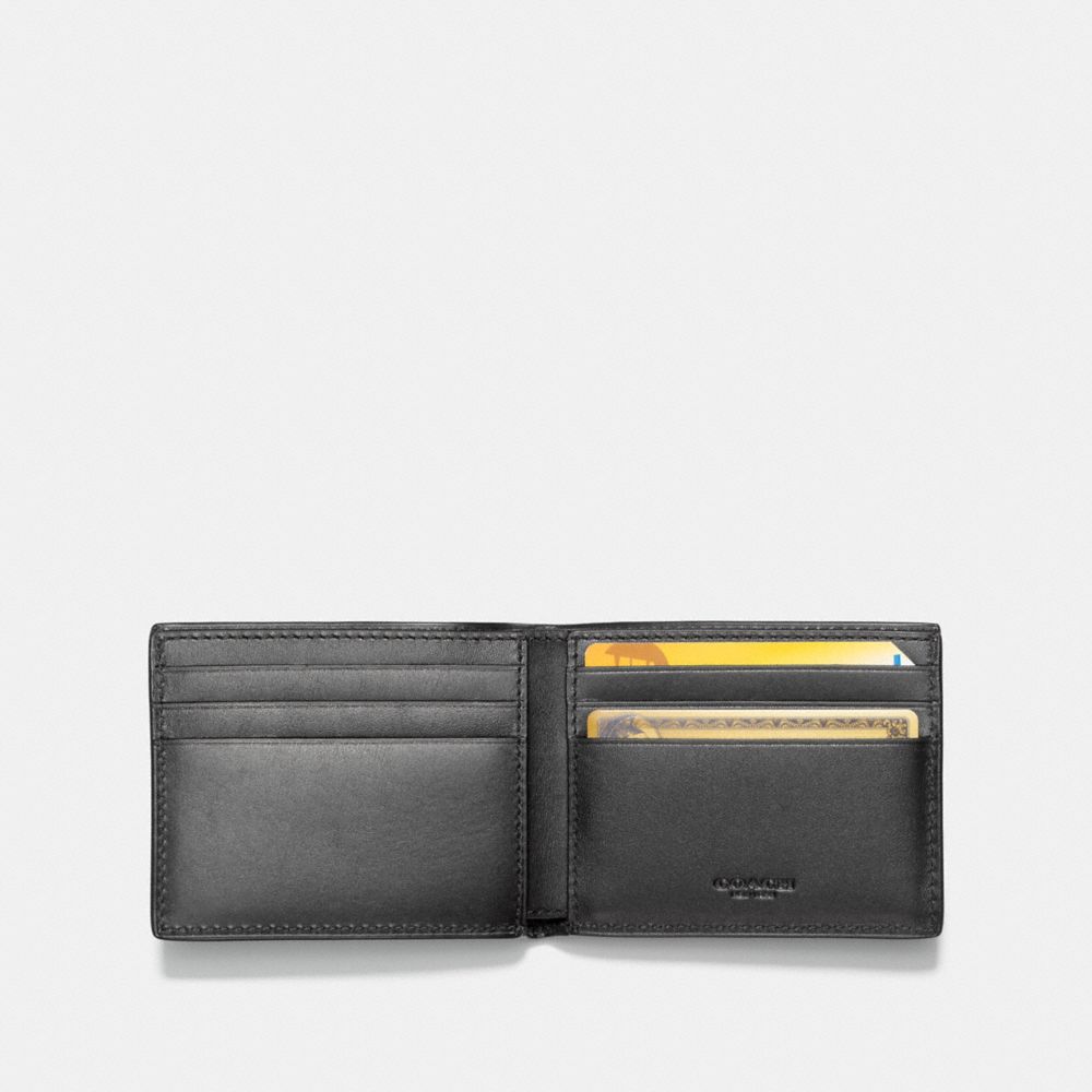 coach men's slim billfold wallet