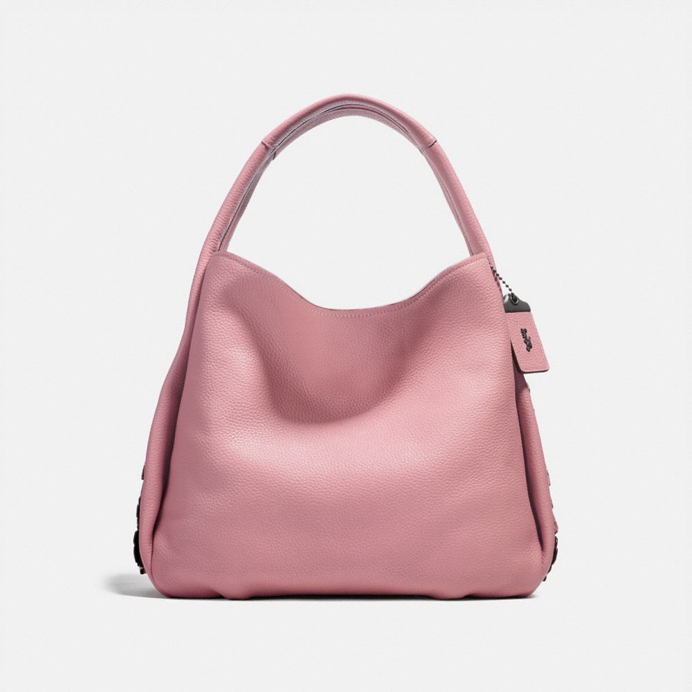 COACH 25657 Bandit Hobo 39 With Tea Rose DUSTY ROSE/BLACK COPPER