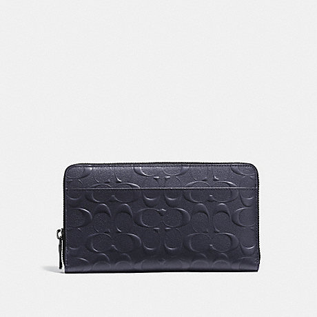 COACH 25683 Document Wallet In Signature Leather Midnight