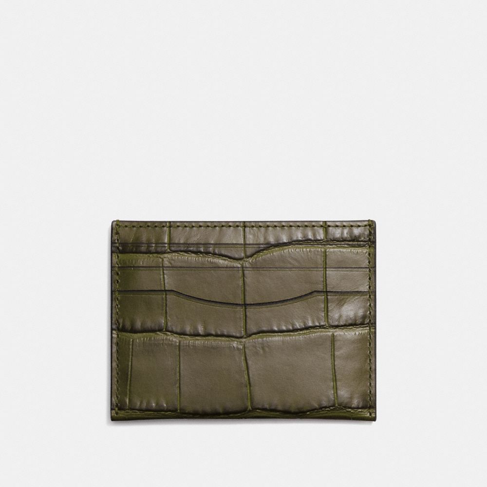 COACH CARD CASE - MOSS - 26008