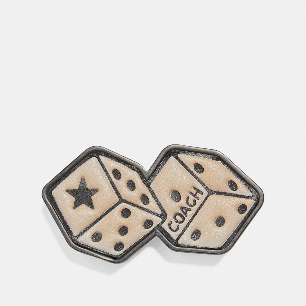 PIN WITH TATTOO DICE - MULTI - COACH 26019