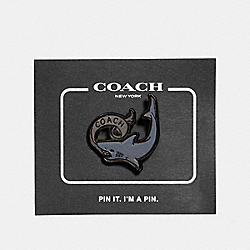 COACH 26039 Pin With Tattoo Shark MULTI